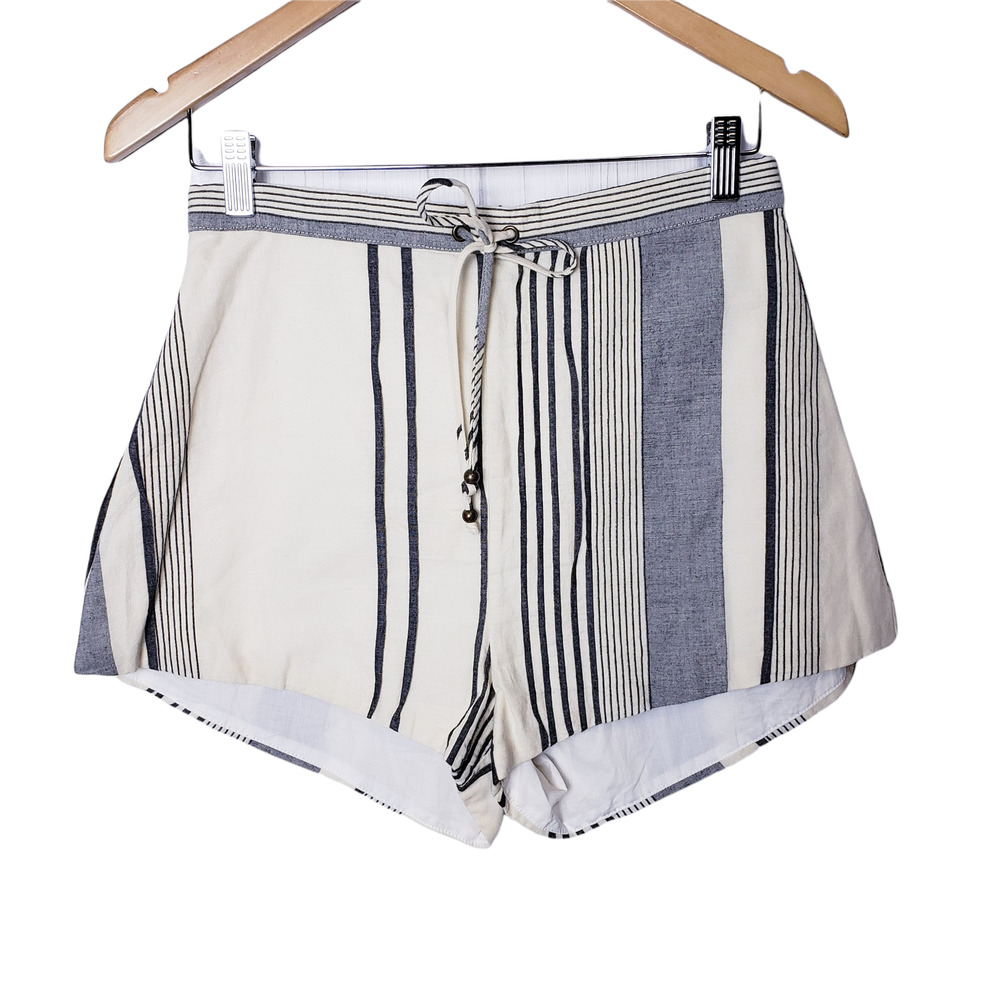 Stone Cold Fox Size 2 Lagoon Bloomer Moonlight Stripe Stripe High Waist Shorts